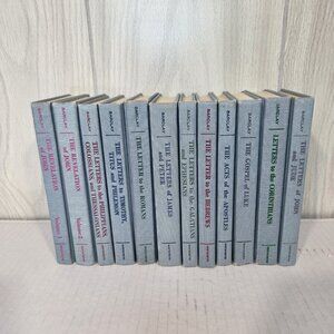 Lot of  12 The Daily Study Bible Series William Barclay 1950s and 60's Hardcover